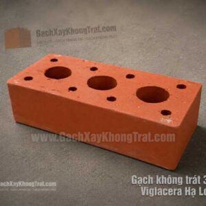 Gạch xây không trát 3 lỗ Viglacera Hạ Long