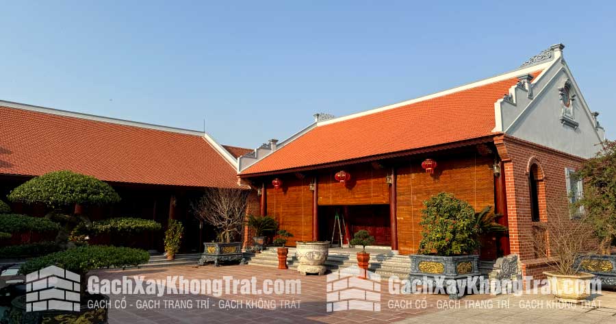 Gạch xây không trát 3 lỗ Viglacera Hạ Long