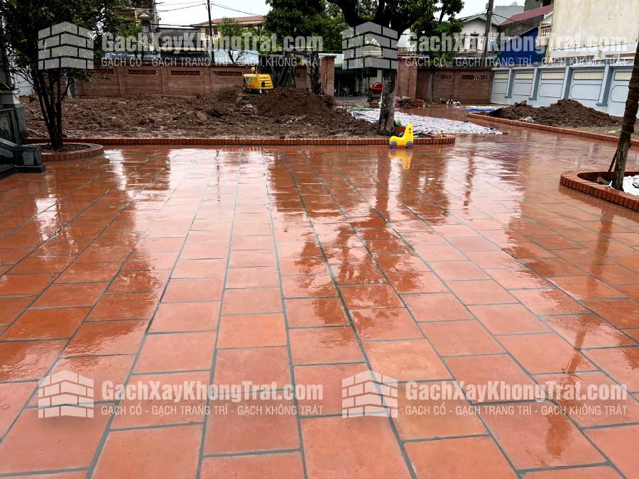 Gạch Bát Cổ Lát Sân 400x400x50