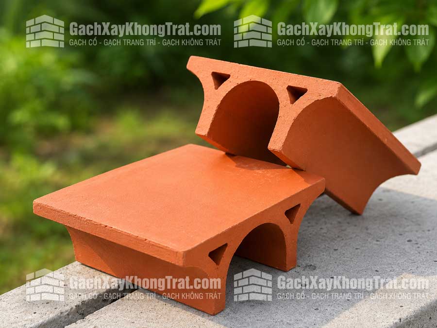 Gạch Chống Nóng đất Nung Chữ U