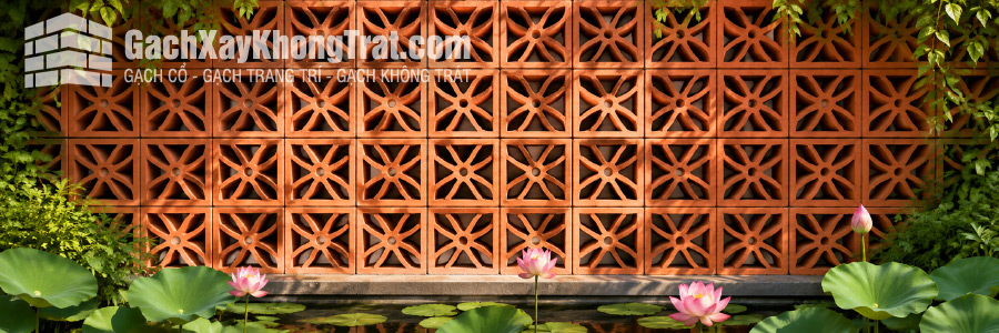 Gạch Thông Gió Gốm đất Nung Tứ Diệp